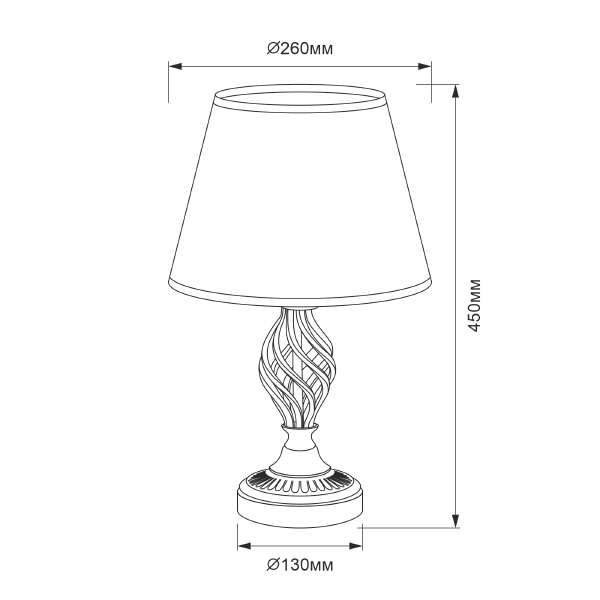 Настольная лампа Вена CL402800