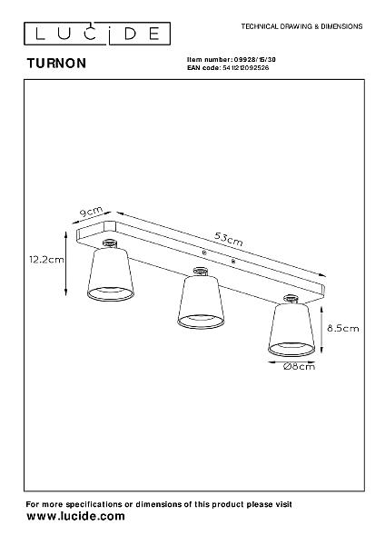 Светильник спот Turnon 09928/15/30