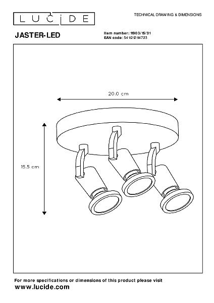 Светильник спот Jaster-Led 11903/15/31