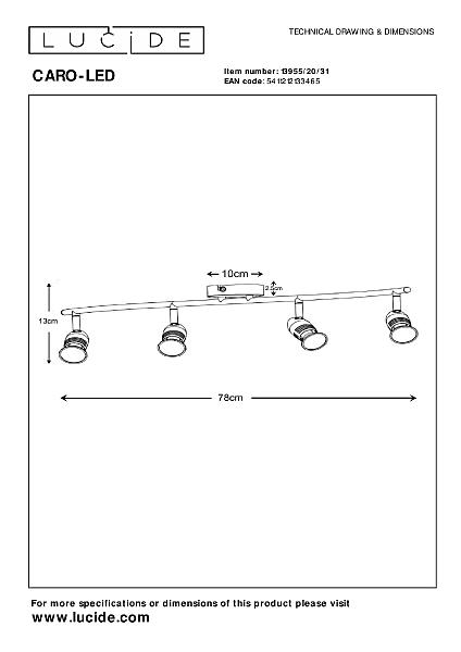 Светильник спот Caro-Led 13955/20/31
