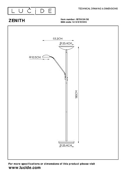 Торшер Zenith 19791/24/30