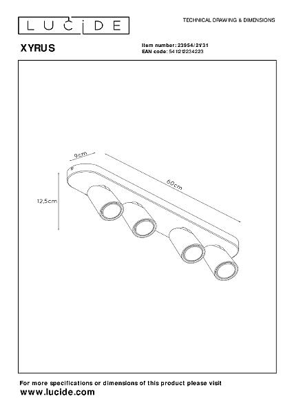 Светильник спот Xyrus 23954/21/31