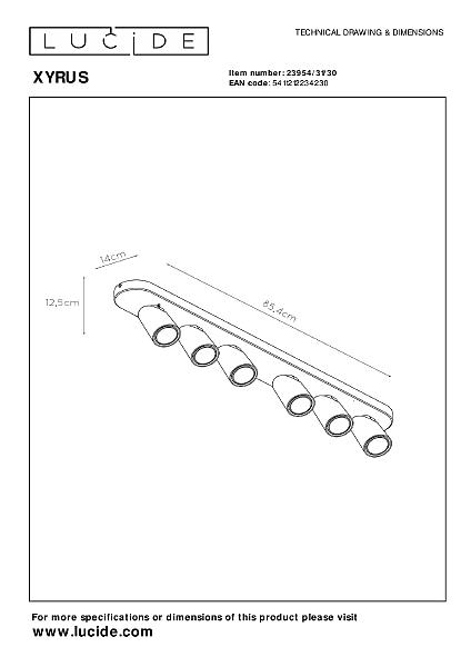 Светильник спот Xyrus 23954/31/30