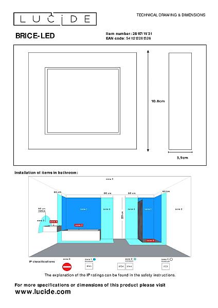 Уличные потолочные Brice-Led 28117/11/31