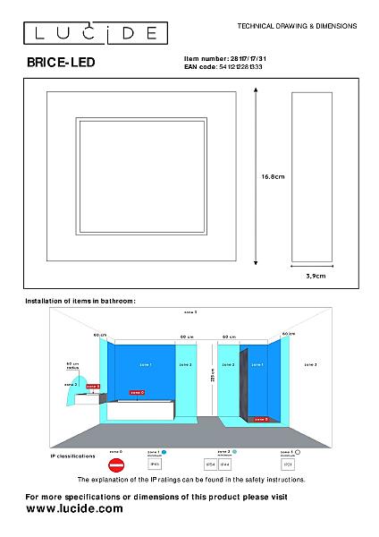 Уличные потолочные Brice-Led 28117/17/31