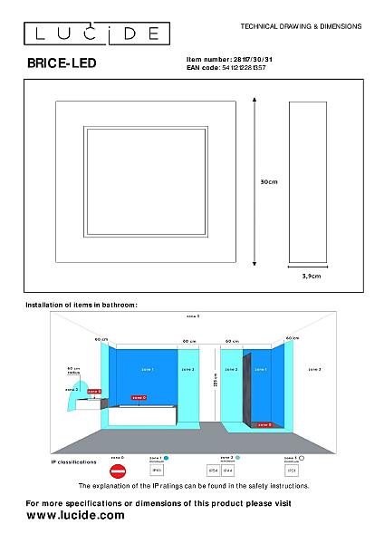 Уличные потолочные Brice-Led 28117/30/31