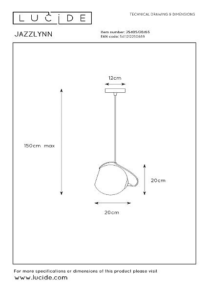 Светильник подвесной Jazzlynn 25405/20/65