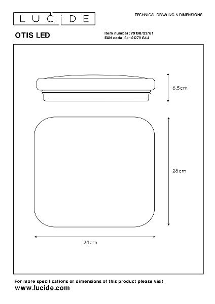 Светильник потолочный Otis 79198/22/61
