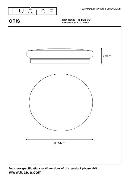 Светильник потолочный Otis 79199/26/61