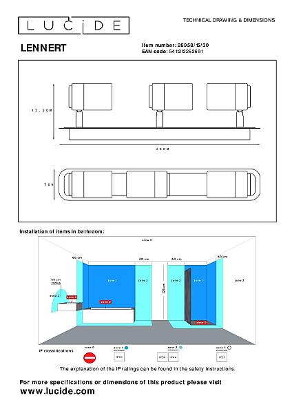 Светильник спот Lennert 26958/15/30