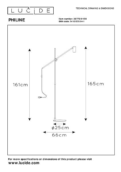 Торшер Philine 30772/01/30