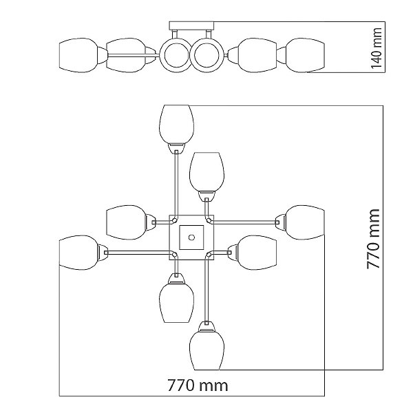 Потолочная люстра Олимпия 638019008