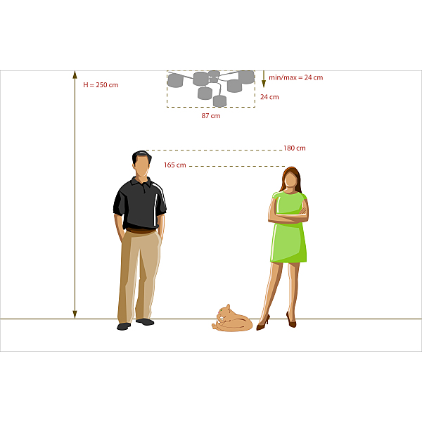 Потолочная люстра Конрад 667011806