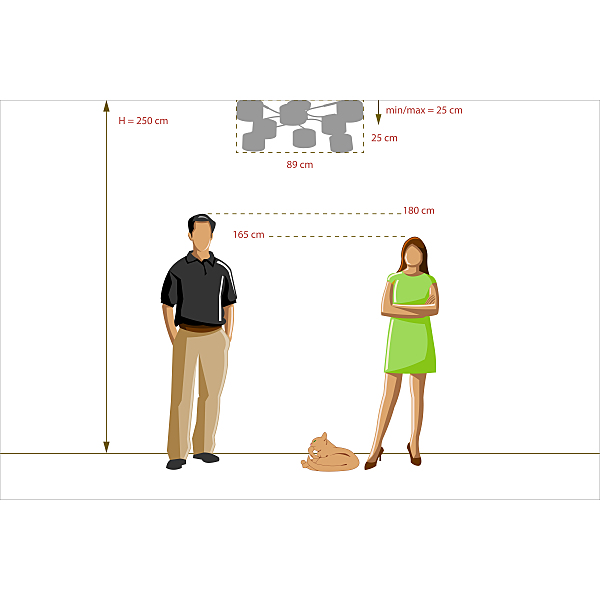 Потолочная люстра Конрад 667011908