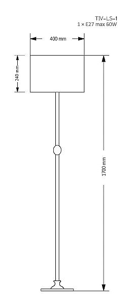 Торшер Tivoli TIV-LS-1(P)