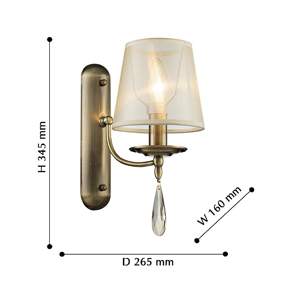 Настенное бра Imber 2639-1W