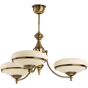 Потолочная люстра San Marino Swarovski (плафон) SAN-ZW-3(P)SWAR