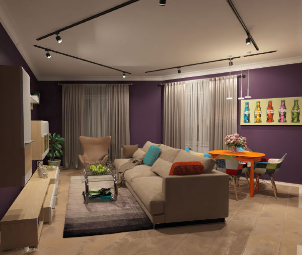 Трековый светильник Dk4016 DK6401-BK