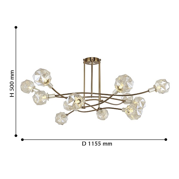 Потолочная люстра Liberty 2669-12P