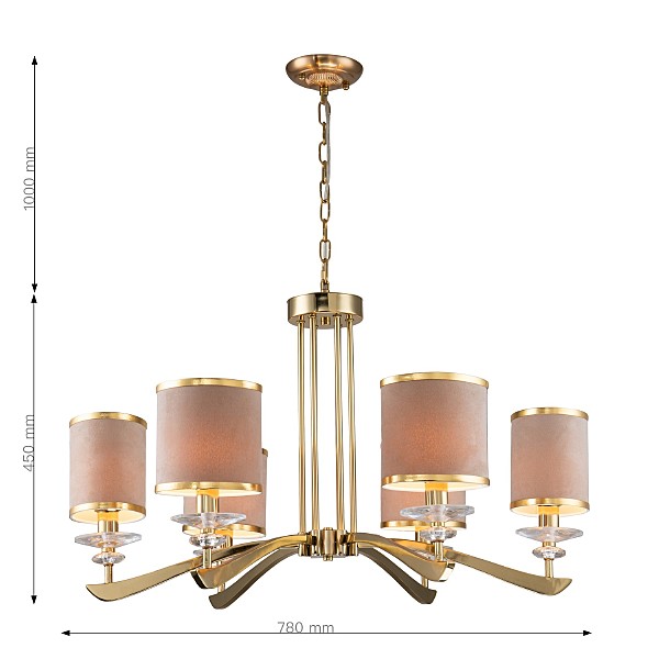 Подвесная люстра Rocca 2689-6P