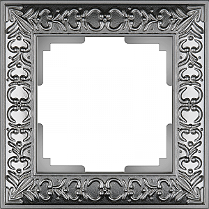 WL07-Frame-01/ Рамка на 1 пост (матовый хром)