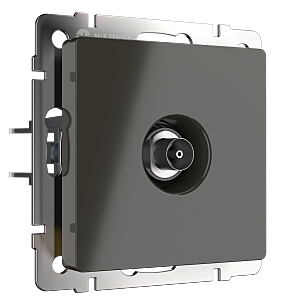 WL07-TV/ ТВ-розетка оконечная (серо-коричневый)