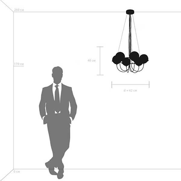 Подвесная люстра Globo 803263