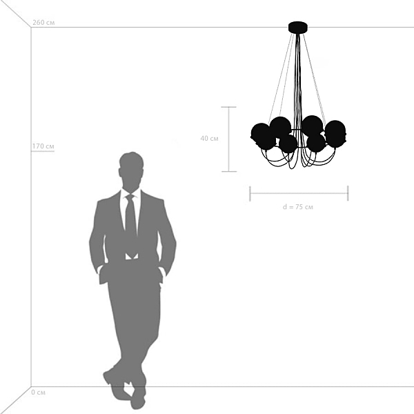 Подвесная люстра Globo 803287