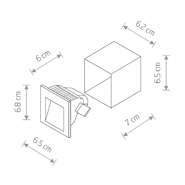 Подсветка для ступеней Step Led 6907