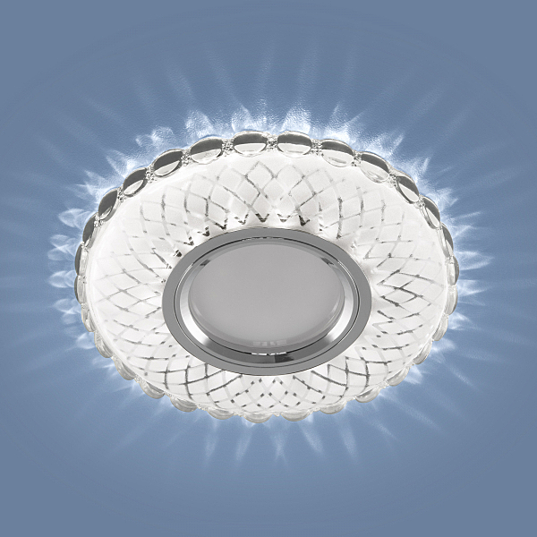 Встраиваемый светильник Elektrostandard 2244 MR16 SL/WH зеркальный/белый