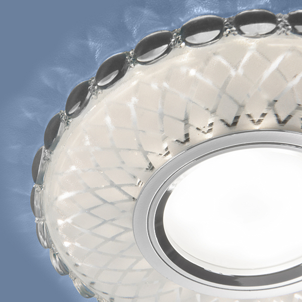 Встраиваемый светильник Elektrostandard 2244 MR16 SL/WH зеркальный/белый