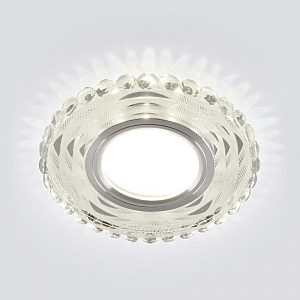 Встраиваемый светильник Elektrostandard 2246 MR16 SL/WH зеркальный/белый