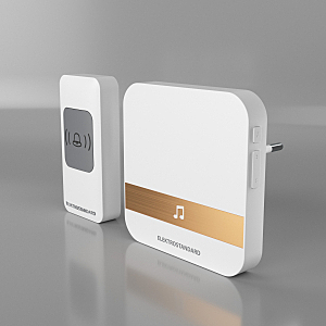 Дверной звонок DBQ24 DBQ24M WL 52M IP44 Белый