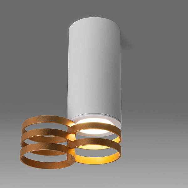 Накладной светильник DLN102 DLN102 GU10 белый/золото