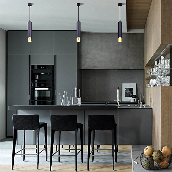 Светильник подвесной DLN107 DLN107 GU10 черный/золото