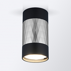 Накладной светильник Mizar DLN110 GU10 черный/серебро