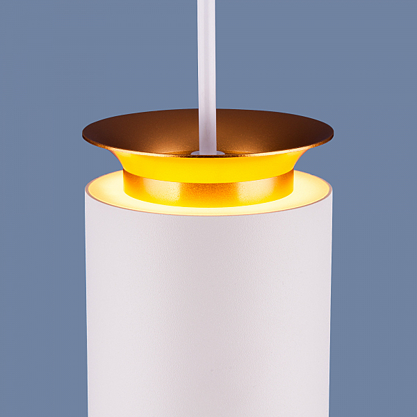 Светильник подвесной DLS021 9+4W 4200К DLS021 9+4W 4200К белый матовый/золото