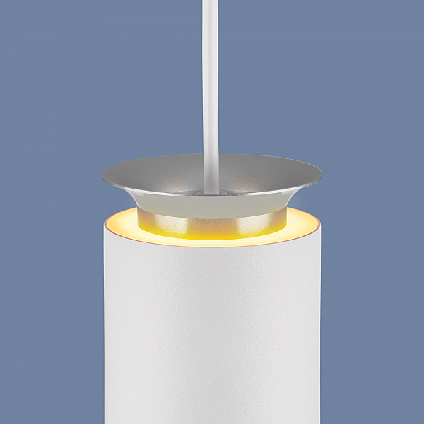 Светильник подвесной DLS021 9+4W 4200К DLS021 9+4W 4200К белый матовый/серебро