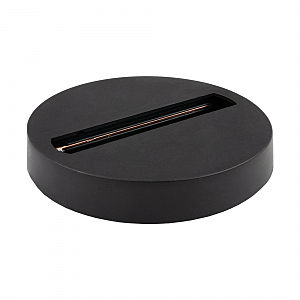 Комплектующие для трек-систем Elektrostandard TRAF-1-BK / Разъем (коннектор) одноместный для однофазного трекового светильника черный