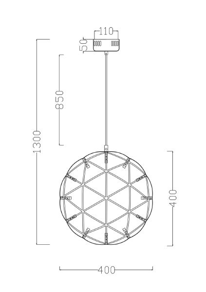 Подвесная люстра Amber FR5099PL-L21CH