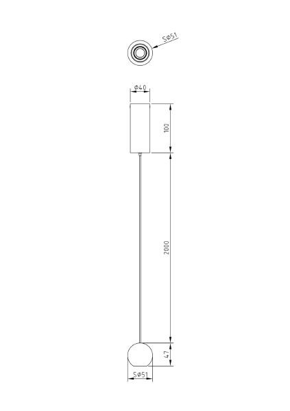 Светильник подвесной Harmat P067PL-L5GF3K