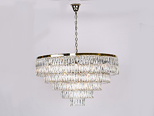 Подвесная люстра 10120 10129+17/C gold