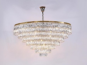 Подвесная люстра 10120 10129+37/C gold