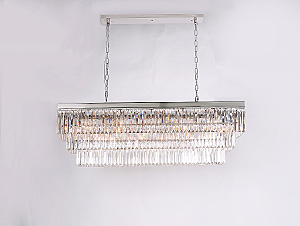 Подвесная люстра 31100 31116/S nickel