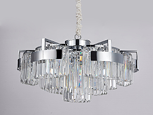 Подвесная люстра 4350 4356+3/C chrome