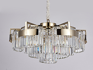 Подвесная люстра 4350 4356+3/C gold