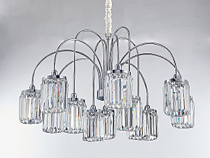 Подвесная люстра 4500 4508+4/C chrome