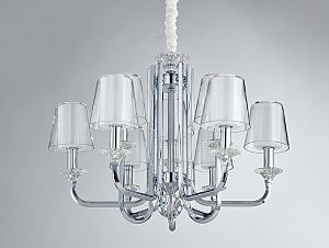 Подвесная люстра 4600 4606+3/C chrome