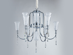 Подвесная люстра 4800 4806+3/C chrome