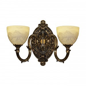 Настенное бра 7203 7203B12/2/210 GB P1 U Horse